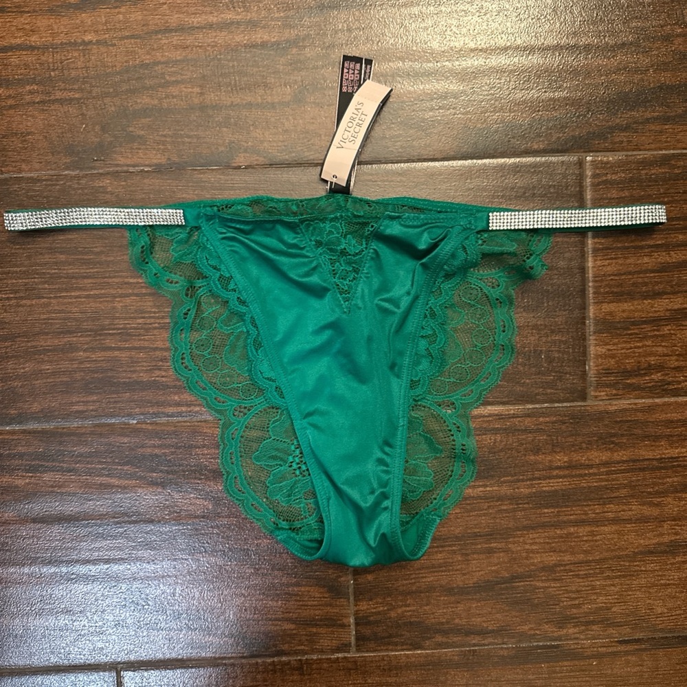 Victoria's Secret Emerald Lace Panty